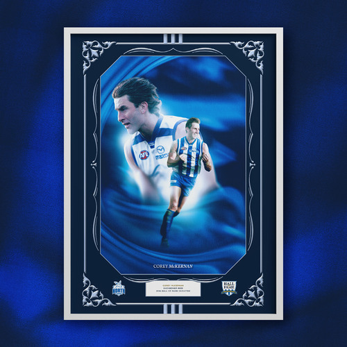 Photo of Signed Corey McKernan 2026 Hall of Fame Inductee Print