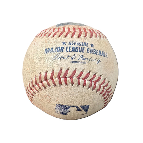 Photo of Game Used Baseball: Christian Encarnacion-Strand 3RBI double off Joe Boyle - Top 6 - August 16, 2026 v BAL