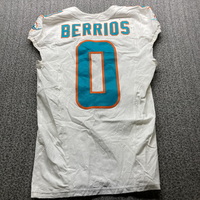 Crucial Catch - Dolphins Braxton Berrios Game Used Jersey (9/22/2024) Si...