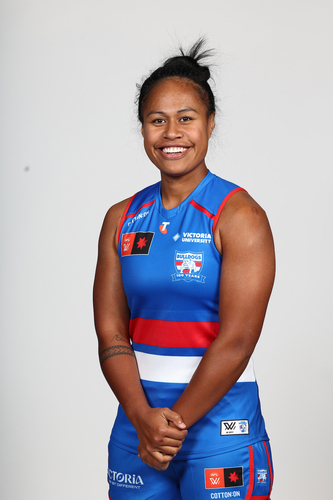 Photo of 2025 AFLW Pride Signed Guernsey -  Match Worn* by Vaomua Laloifi