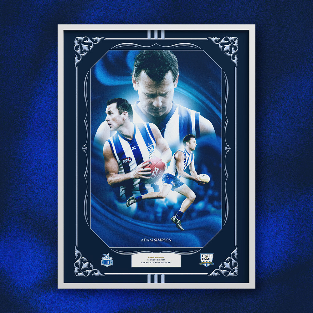 Signed Adam Simpson 2026 Hall of Fame Inductee Print
