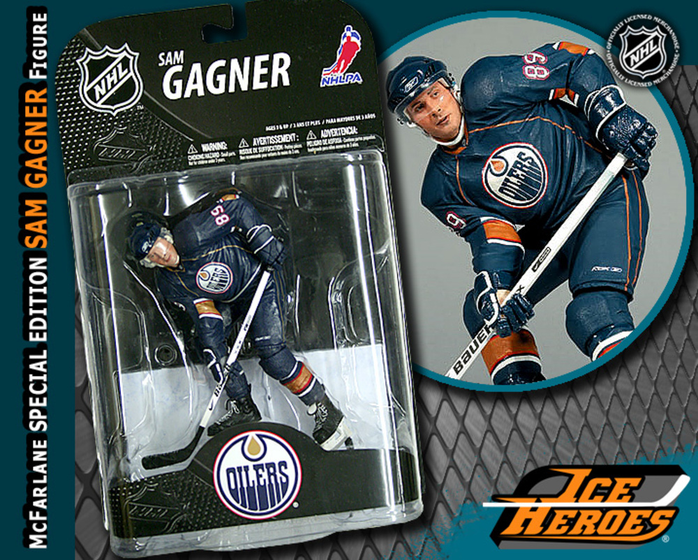 SAM GAGNER McFarlane Special Edition Action Figure - MIB - Edmonton Oilers