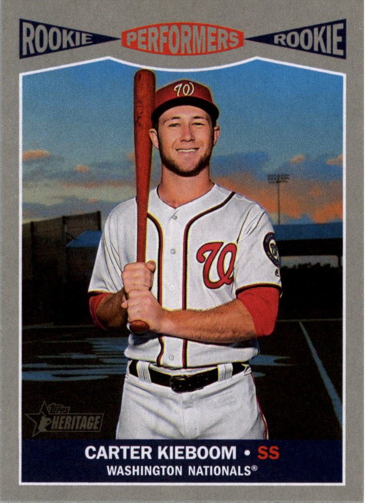 2019 Topps Heritage Rookie Performers #RP15 Carter Kieboom