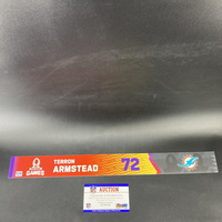NFL - Dolphins Terron Armstead 2023 Pro Bowl Games Nameplate Special Edi...